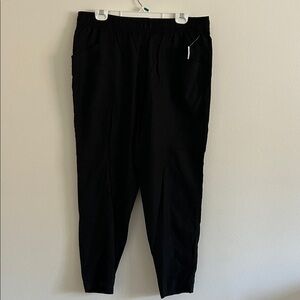 Old Navy Black Linen Pants Straight Taper NWT Large